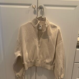 Nike Phoenix Half-Zip Cropped Sweatshirt